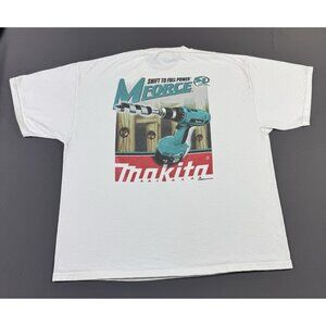 Rare Vintage Makita Power Tools Suzuki M Force Promo Shirt Hanes XL Tee Shirt